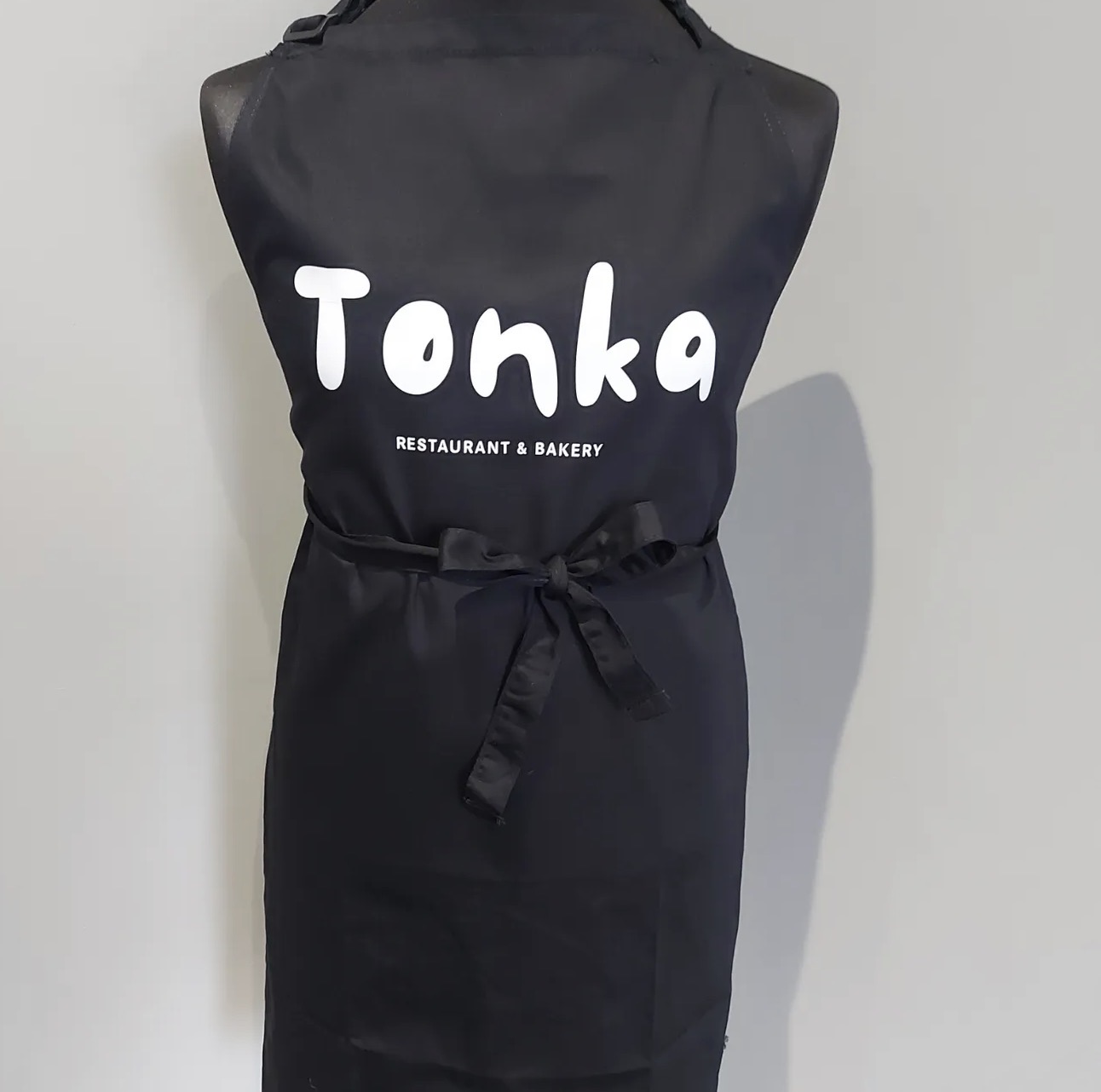 Tonka Restaurant & Bakery printed apron